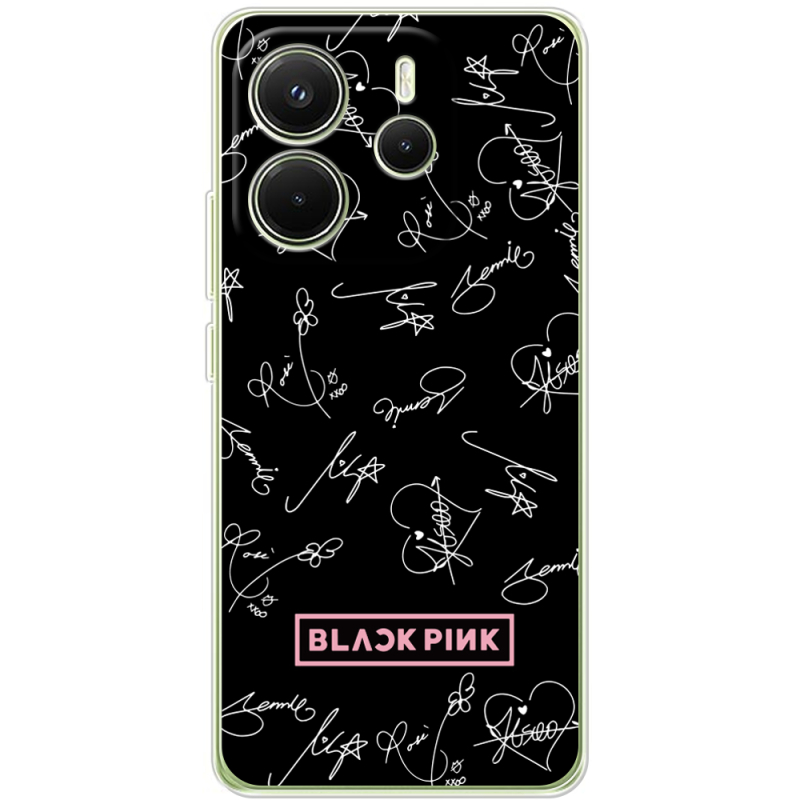 Чохол BoxFace Xiaomi Redmi Note 14 4G Global version Blackpink автограф
