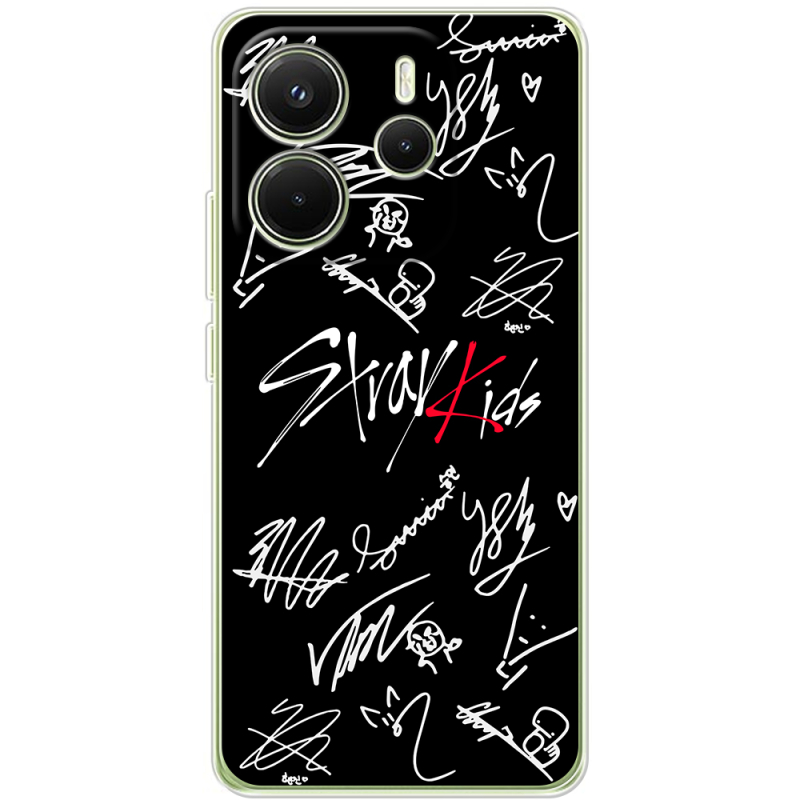 Чохол BoxFace Xiaomi Redmi Note 14 4G Global version Stray Kids автограф