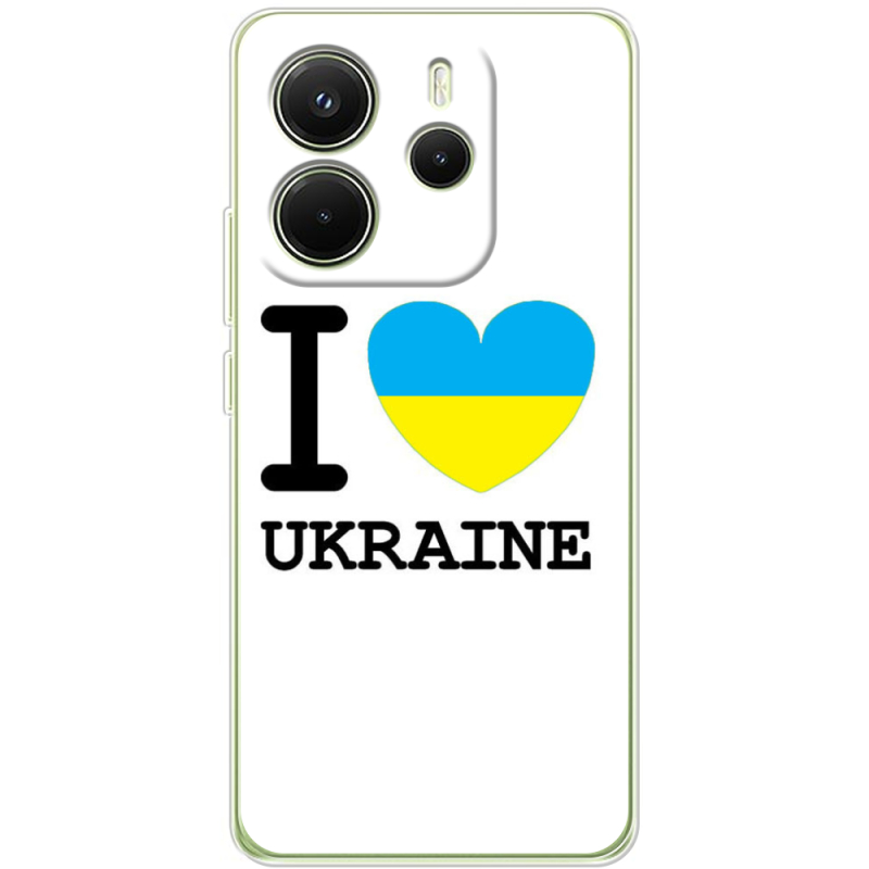Чохол BoxFace Xiaomi Redmi Note 14 4G Global version I love Ukraine