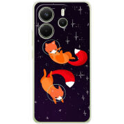 Чохол BoxFace Xiaomi Redmi Note 14 4G Global version Fox-Astronauts