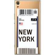 Прозрачный чехол Uprint Sony Xperia XA1 Ultra G3212  Ticket New York