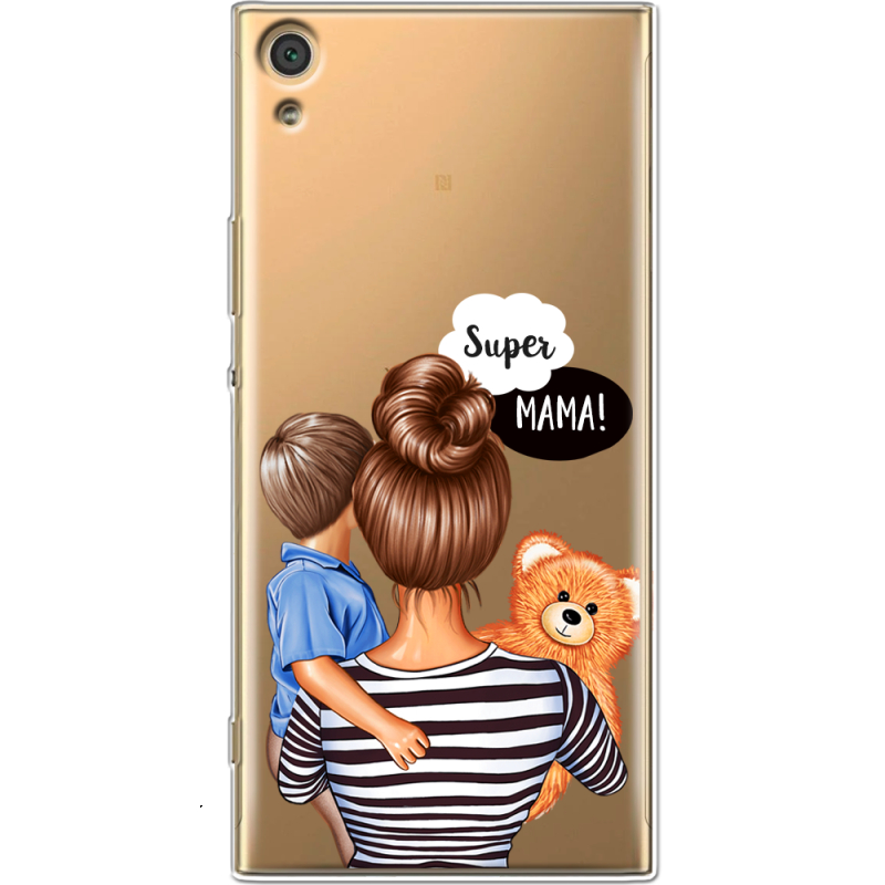 Прозрачный чехол Uprint Sony Xperia XA1 Ultra G3212  Super Mama and Son