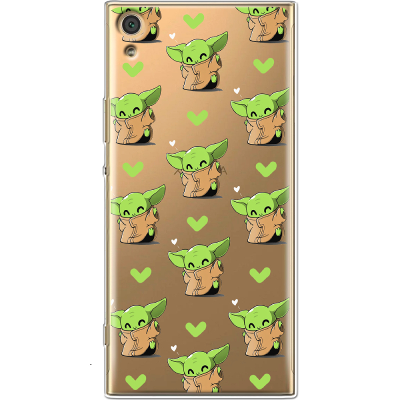 Прозрачный чехол Uprint Sony Xperia XA1 Ultra G3212  Pattern Baby Yoda