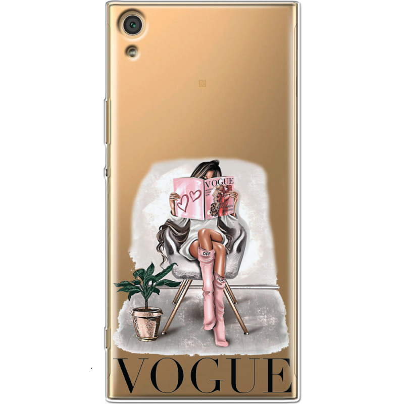 Прозрачный чехол Uprint Sony Xperia XA1 Ultra G3212  VOGUE