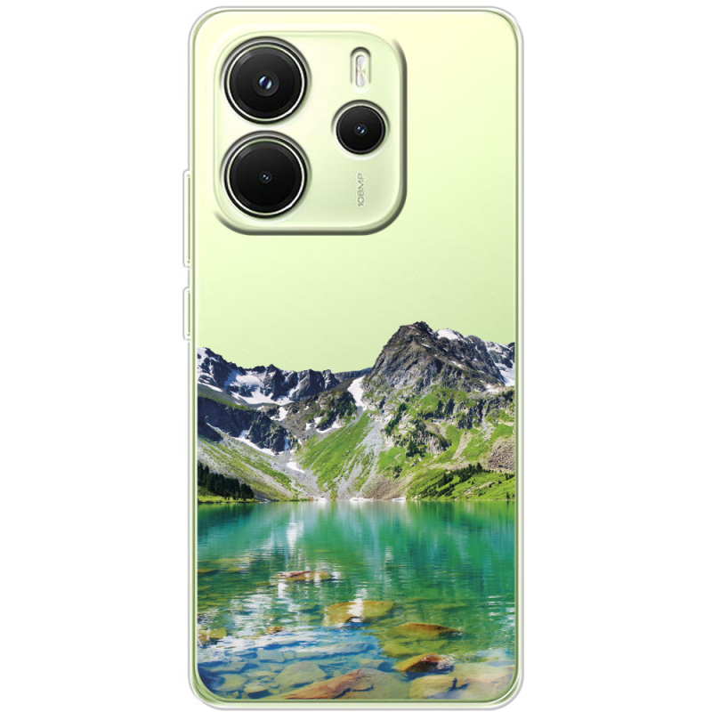 Прозорий чохол BoxFace Xiaomi Redmi Note 14 4G Global version Green Mountain