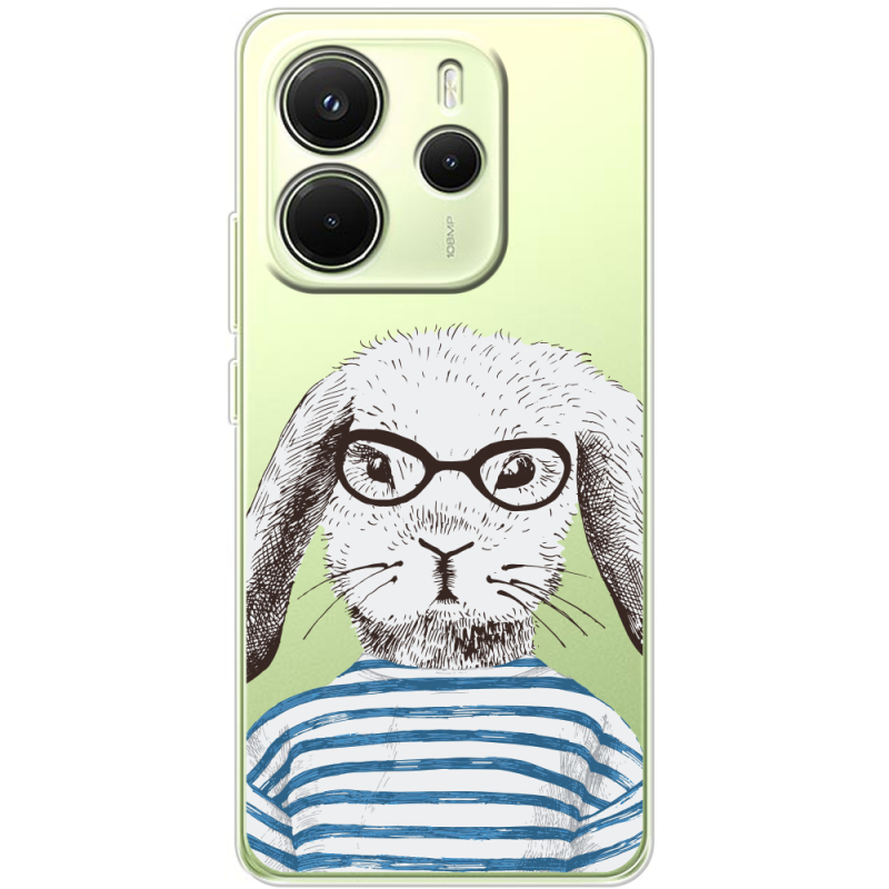 Прозорий чохол BoxFace Xiaomi Redmi Note 14 4G Global version MR. Rabbit