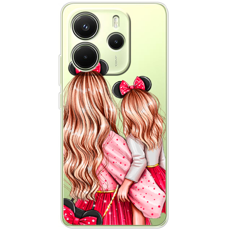 Прозорий чохол BoxFace Xiaomi Redmi Note 14 4G Global version Mouse Girls