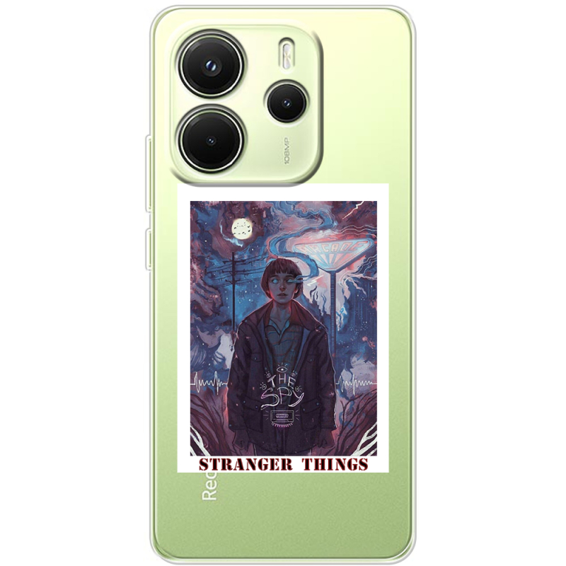 Прозорий чохол BoxFace Xiaomi Redmi Note 14 4G Global version Stranger Things