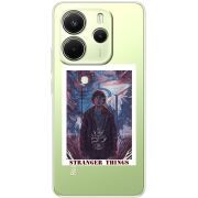 Прозорий чохол BoxFace Xiaomi Redmi Note 14 4G Global version Stranger Things