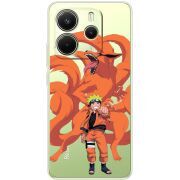 Прозорий чохол BoxFace Xiaomi Redmi Note 14 4G Global version Naruto and Kurama