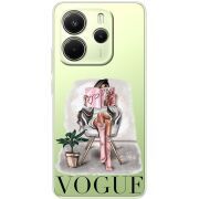 Прозорий чохол BoxFace Xiaomi Redmi Note 14 4G Global version VOGUE