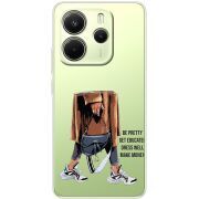 Прозорий чохол BoxFace Xiaomi Redmi Note 14 4G Global version Motivation