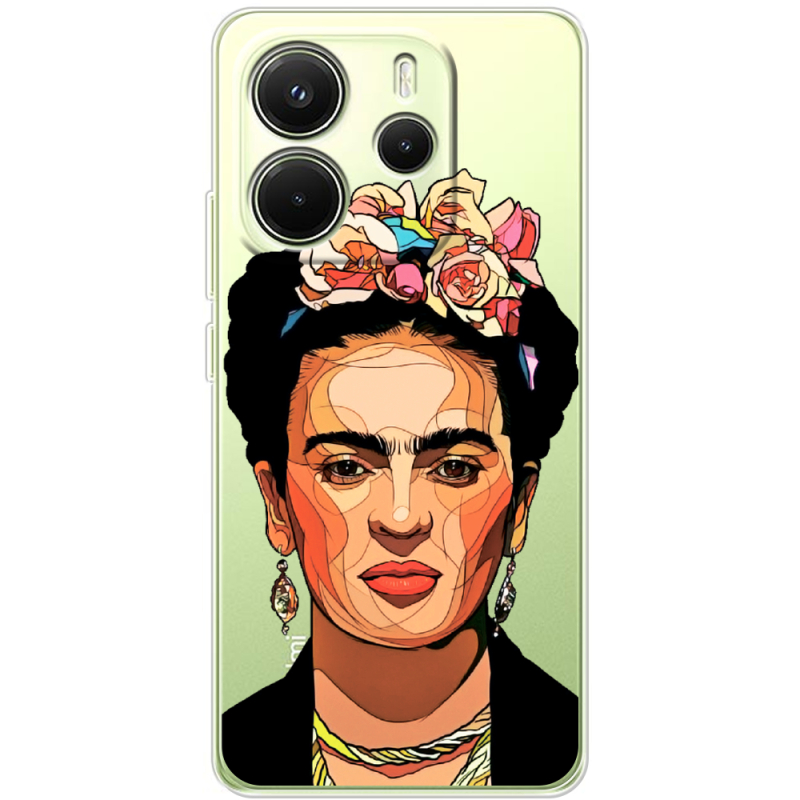 Прозорий чохол BoxFace Xiaomi Redmi Note 14 4G Global version Фрида Кало