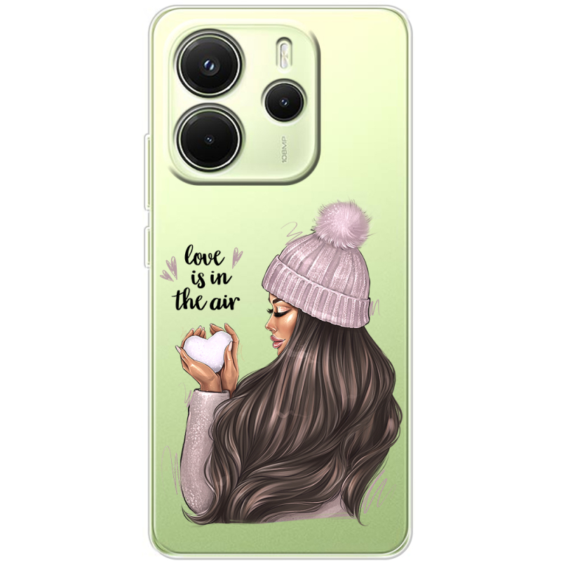 Прозорий чохол BoxFace Xiaomi Redmi Note 14 4G Global version love is in the air