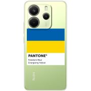 Прозорий чохол BoxFace Xiaomi Redmi Note 14 4G Global version Pantone вільний синій
