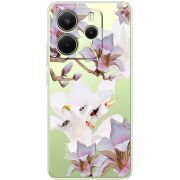 Прозорий чохол BoxFace Xiaomi Redmi Note 14 4G Global version Chinese Magnolia