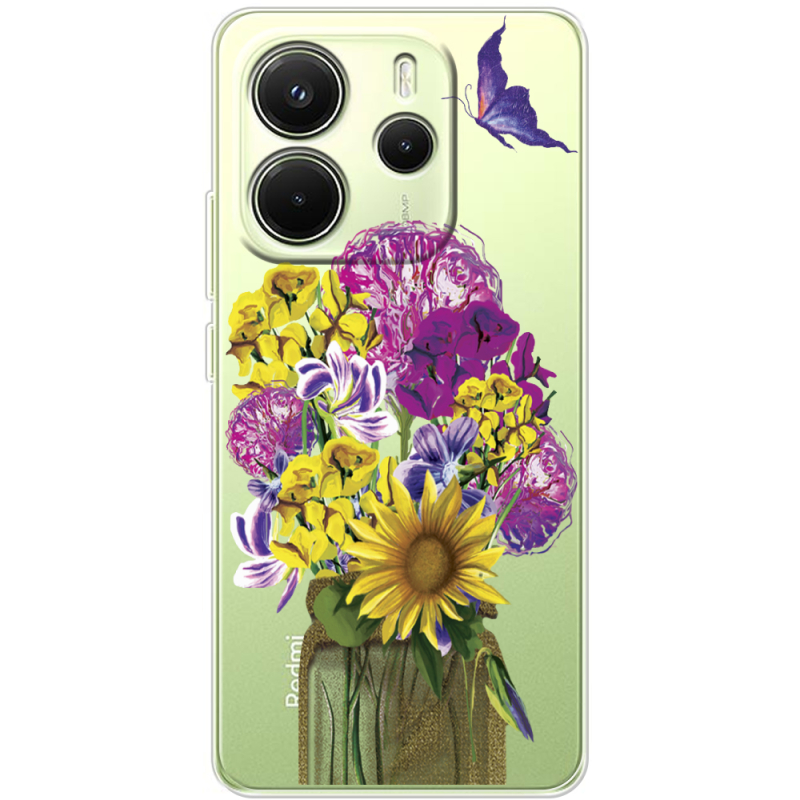 Прозорий чохол BoxFace Xiaomi Redmi Note 14 4G Global version My Bouquet