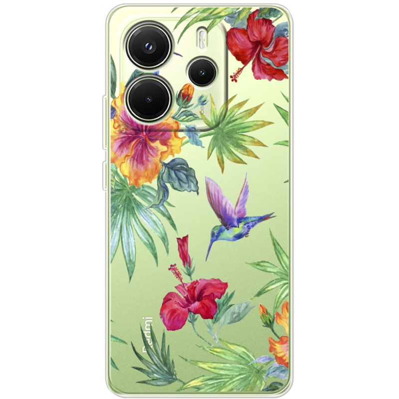 Прозорий чохол BoxFace Xiaomi Redmi Note 14 4G Global version Tropical
