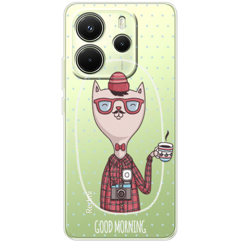 Прозорий чохол BoxFace Xiaomi Redmi Note 14 4G Global version Good Morning