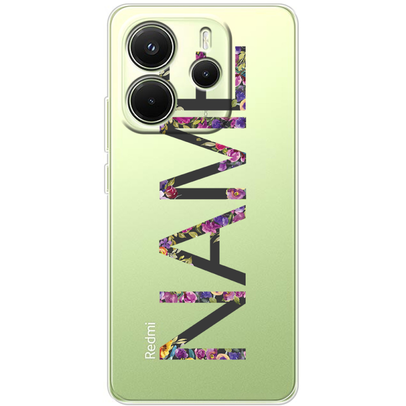 Прозорий чохол BoxFace Xiaomi Redmi Note 14 4G Global version Именной