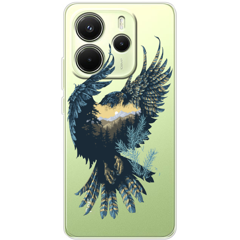 Прозорий чохол BoxFace Xiaomi Redmi Note 14 4G Global version Eagle