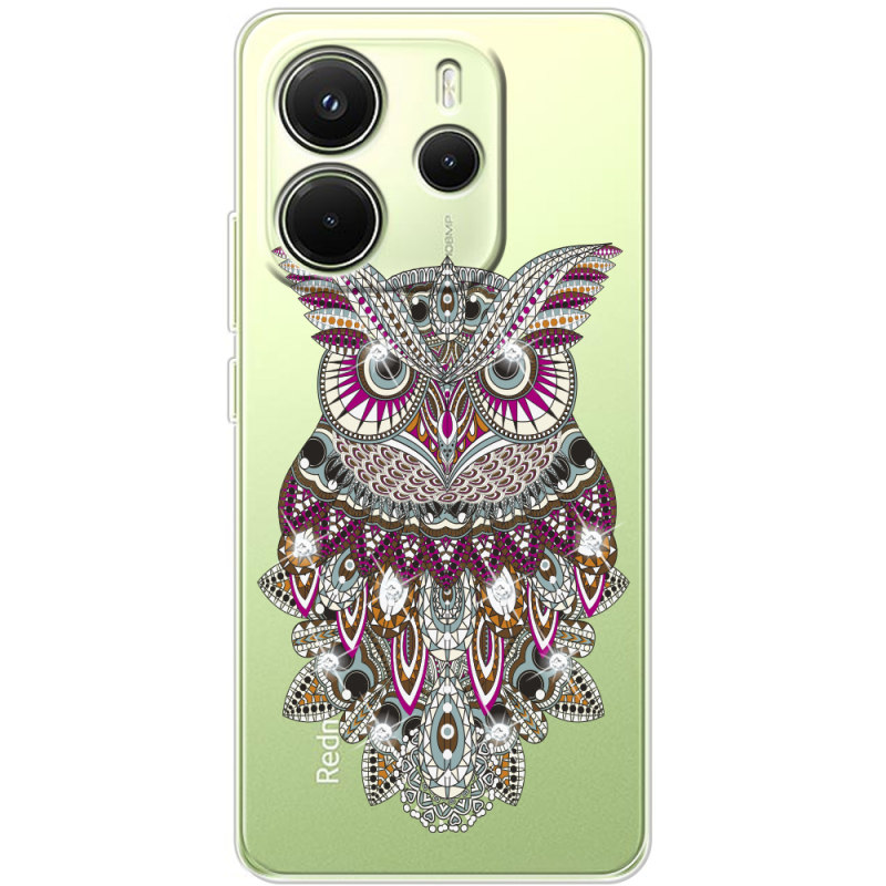 Чохол зі стразами Xiaomi Redmi Note 14 4G Global version Owl