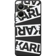 Чорний чохол BoxFace Xiaomi Redmi Note 14 4G Global version White Karl