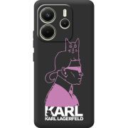 Чорний чохол BoxFace Xiaomi Redmi Note 14 4G Global version Pink Karl