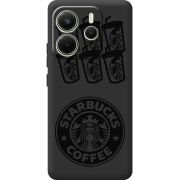 Чорний чохол BoxFace Xiaomi Redmi Note 14 4G Global version Black Coffee