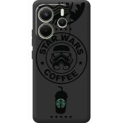 Чорний чохол BoxFace Xiaomi Redmi Note 14 4G Global version Dark Coffee