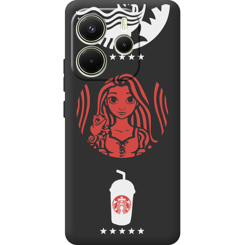 Чорний чохол BoxFace Xiaomi Redmi Note 14 4G Global version RedWhite Coffee