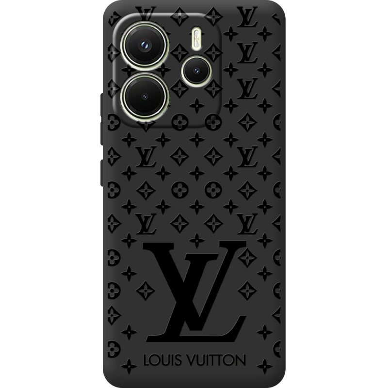 Чорний чохол BoxFace Xiaomi Redmi Note 14 4G Global version LV Style