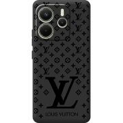 Чорний чохол BoxFace Xiaomi Redmi Note 14 4G Global version LV Style