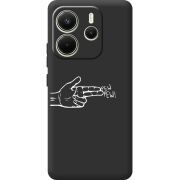 Чорний чохол BoxFace Xiaomi Redmi Note 14 4G Global version Pew Pew