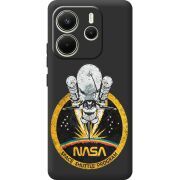 Чорний чохол BoxFace Xiaomi Redmi Note 14 4G Global version NASA Spaceship