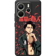 Чорний чохол BoxFace Xiaomi Redmi Note 14 4G Global version Атака Титанов Леви