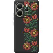 Чорний чохол BoxFace Xiaomi Redmi Note 14 4G Global version Ethno