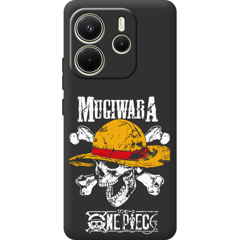 Чорний чохол BoxFace Xiaomi Redmi Note 14 4G Global version One Piece Большой куш