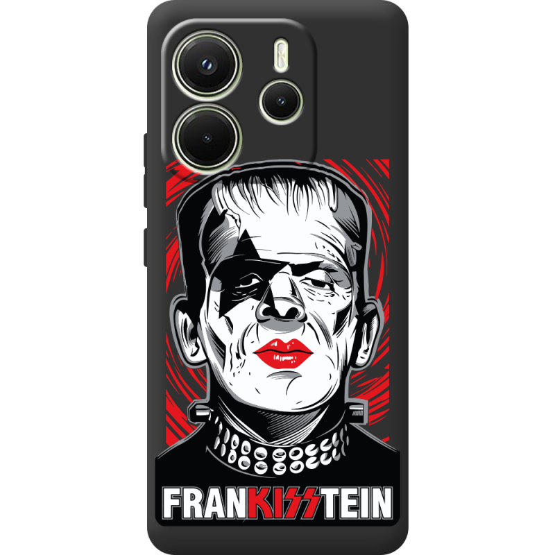 Чорний чохол BoxFace Xiaomi Redmi Note 14 4G Global version Frankisstein
