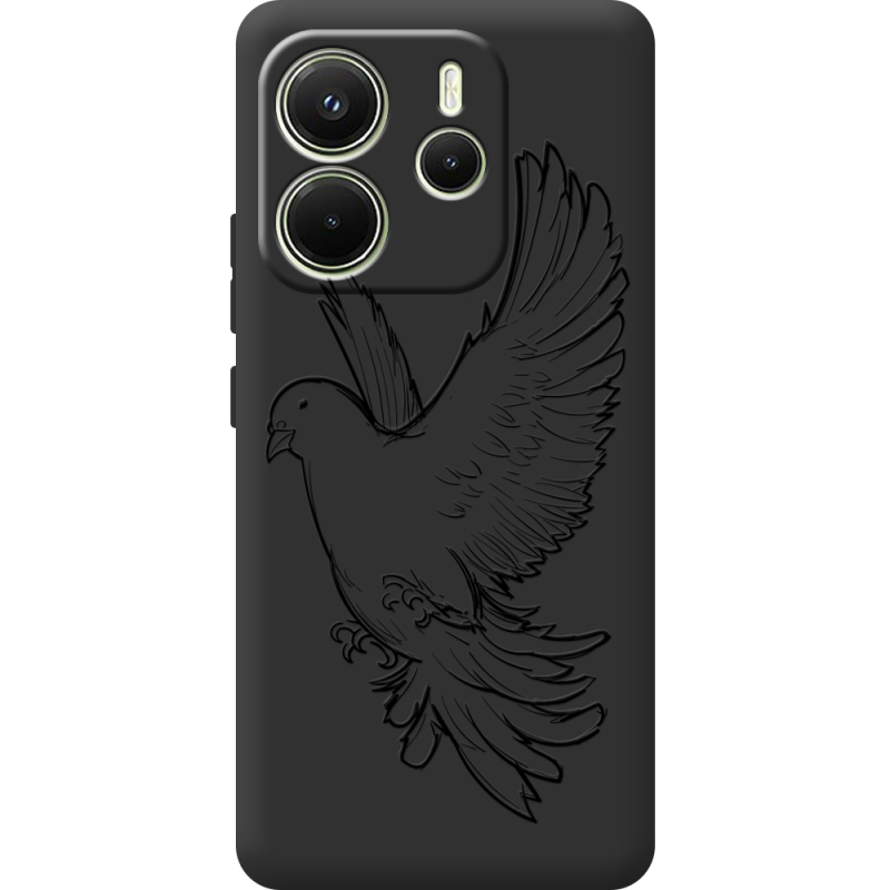 Чорний чохол BoxFace Xiaomi Redmi Note 14 4G Global version Dove