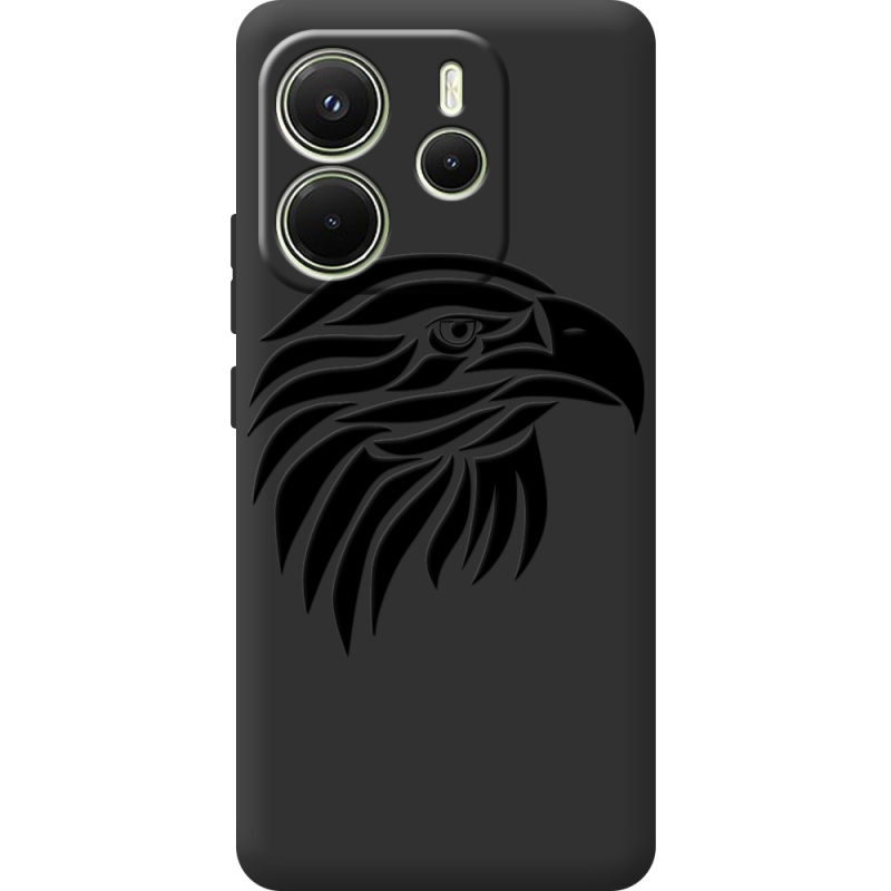 Чорний чохол BoxFace Xiaomi Redmi Note 14 4G Global version Eagle