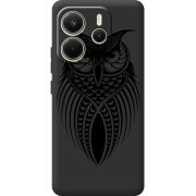 Чорний чохол BoxFace Xiaomi Redmi Note 14 4G Global version Owl