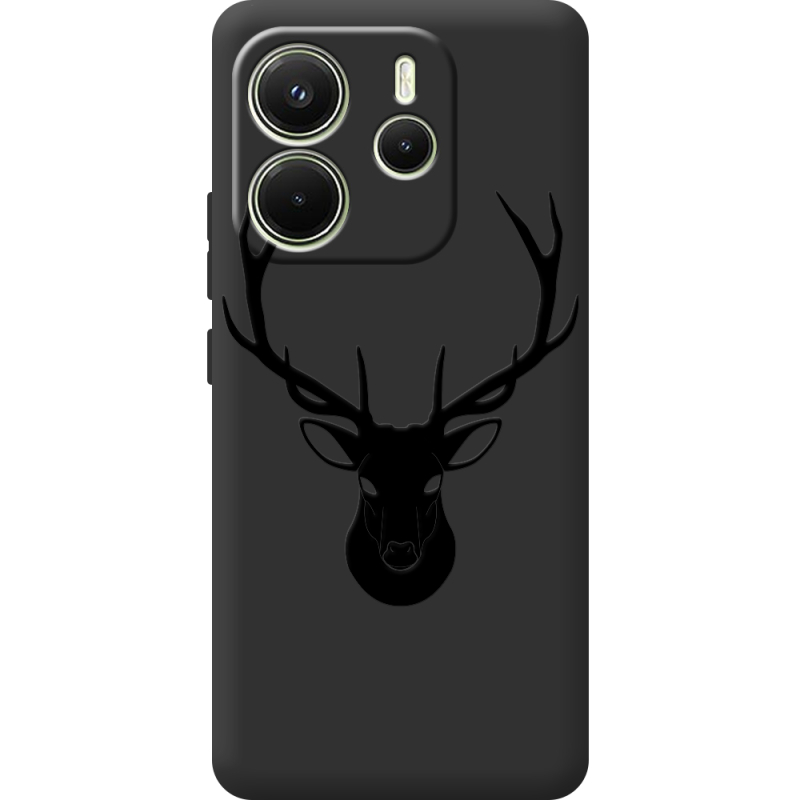 Чорний чохол BoxFace Xiaomi Redmi Note 14 4G Global version Deer