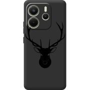 Чорний чохол BoxFace Xiaomi Redmi Note 14 4G Global version Deer