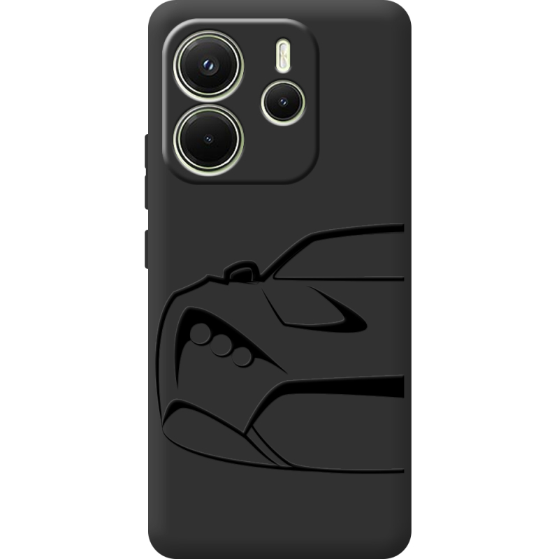 Чорний чохол BoxFace Xiaomi Redmi Note 14 4G Global version Sportcar