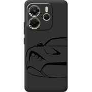 Чорний чохол BoxFace Xiaomi Redmi Note 14 4G Global version Sportcar