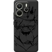 Чорний чохол BoxFace Xiaomi Redmi Note 14 4G Global version Bear King