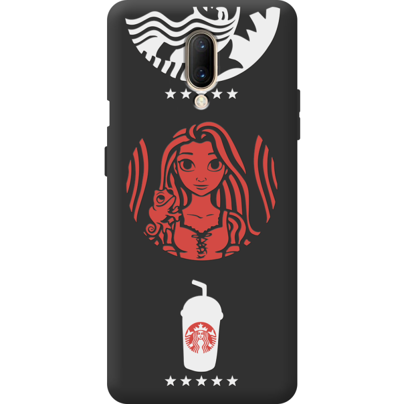 Чорний чохол BoxFace OnePlus 7 RedWhite Coffee