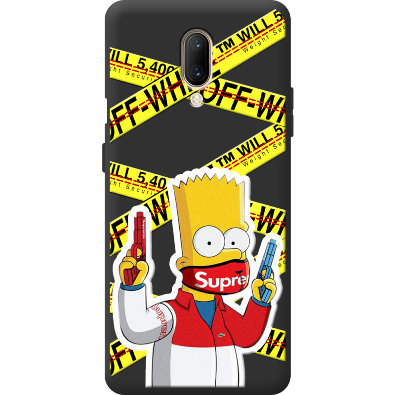 Чорний чохол BoxFace OnePlus 7 White Bart