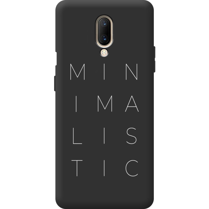 Чорний чохол BoxFace OnePlus 7 Minimalistic